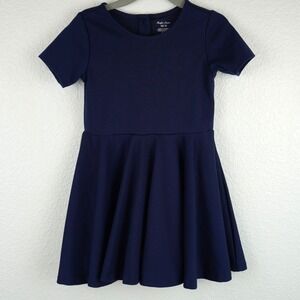Ralph Lauren Navy Fit & Flare Dress Size 24M 2T